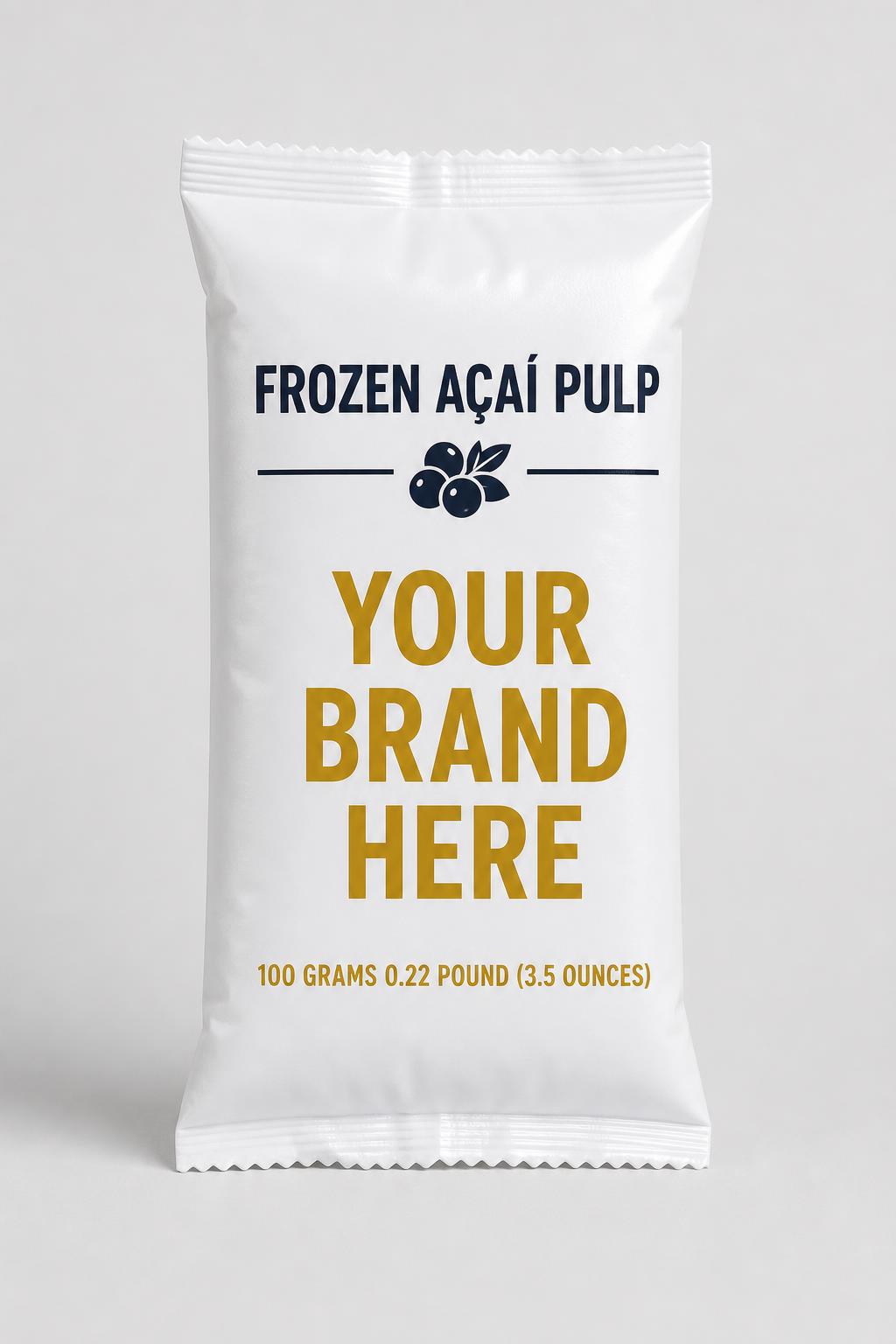 Single-Serve Sachet — Frozen Açaí Pulp